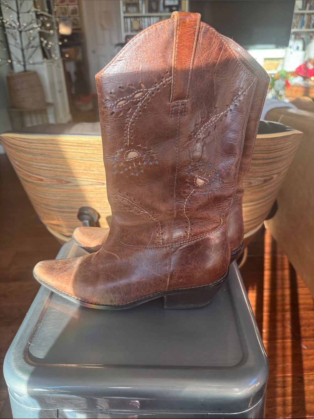 Brown Matisse  Leather Western Cowboy Boots